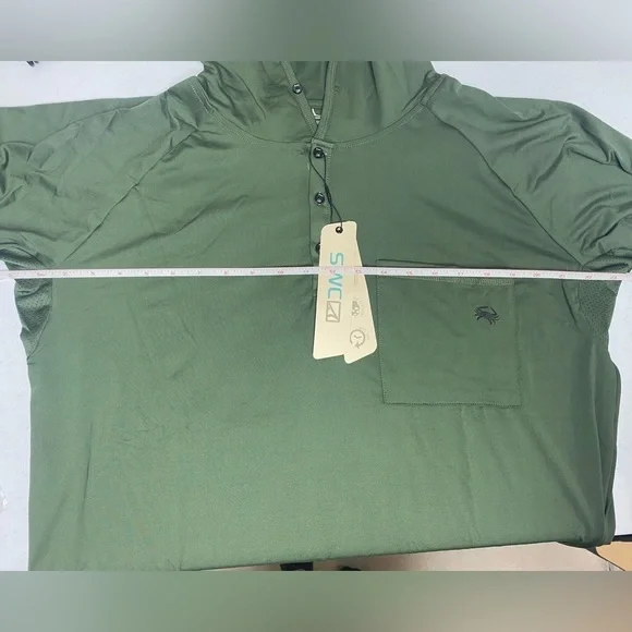 SKINNY WATER CULTURE - SWC - Hawksbill Hoodie  in Green (Rare Color) - Picture 13 of 16